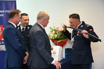 Inspektor Jacek Cholewa pełniącym obowiązki Komendanta Powiatowego Policji w Miechowie